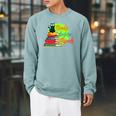 Books Before Bipeds Raglan Sleeve Sweatshirt Cardinal