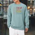 Books Book Lovers Book Lovers Reading Bookworm Raglan Sleeve Sweatshirt Cardinal