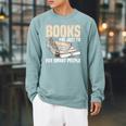 Books Are Just TV For Smart People Librarian Library Raglan Sleeve Sweatshirt Cardinal Books Are Just TV For Smart People Librarian Library Raglan Sleeve Sweatshirt Cardinal