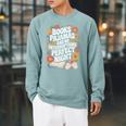 Books And Pajamas Book Lover Reading Humor Librarian Premium Tri-Blend Raglan Sleeve Sweatshirt Cardinal