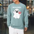 Books Spirit Books Spirit Books Ghost Raglan Sleeve Sweatshirt Cardinal