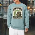 Books My TBR Pile Is My Pot Of Gold Rainbow Bookish Irish Raglan Sleeve Sweatshirt Cardinal
