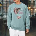 Bookworm Book Reader Book Nerd Book Reading Lover Raglan Sleeve Sweatshirt Cardinal