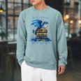 Bookworm I'm a Book Dragon Fantasy Reader Bookish Raglan Sleeve Sweatshirt Cardinal