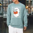 Booooks Cute Ghost Reading Books Halloween For Teacher &Kids Raglan Sleeve Sweatshirt Cardinal Booooks Cute Ghost Reading Books Halloween For Teacher &Kids Raglan Sleeve Sweatshirt Cardinal