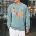 Born To Read Books Forced To Read Emails Reader Librarian Raglan Sleeve Sweatshirt Cardinal