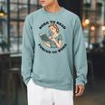 Born To Read Forced To Work Bibliophiles Book Lover Raglan Sleeve Sweatshirt Cardinal Born To Read Forced To Work Bibliophiles Book Lover Raglan Sleeve Sweatshirt Cardinal
