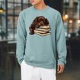 Boykin Spaniel Books Dog Breed Graphic Raglan Sleeve Sweatshirt Cardinal Boykin Spaniel Books Dog Breed Graphic Raglan Sleeve Sweatshirt Cardinal