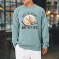Boys In Books Are Better Raglan Sleeve Sweatshirt Cardinal