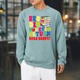 Bro Did You Even Return Your Books Librarian School Raglan Sleeve Sweatshirt Cardinal