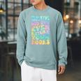 Bruh Return Your Books Librarian School Library Raglan Sleeve Sweatshirt Cardinal