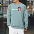 Bullerbü Astrid Lindgren Children's Book Pipi Longstocking Raglan Sleeve Sweatshirt Cardinal