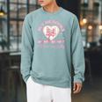 Buy Me Books And Tell Me I'm Pretty Coquette Book Lover Raglan Sleeve Sweatshirt Cardinal