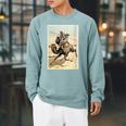 Camel Johnson's Household Book Nature African Muslim Warrior Raglan Sleeve Sweatshirt Cardinal Camel Johnson's Household Book Nature African Muslim Warrior Raglan Sleeve Sweatshirt Cardinal