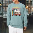 Cats And Books Easily Distracted By Cats And Books Raglan Sleeve Sweatshirt Cardinal