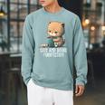 Cats And Books Purrfection Book Lover Book Nerd Librarian Raglan Sleeve Sweatshirt Cardinal