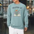 Chapter 18 Book Lovers & Readers 18th Birthday Wildflowers Raglan Sleeve Sweatshirt Cardinal Chapter 18 Book Lovers & Readers 18th Birthday Wildflowers Raglan Sleeve Sweatshirt Cardinal