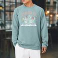 Chapter 32nd Birthday Bookworm 32 Years Old For Book Loves Raglan Sleeve Sweatshirt Cardinal