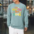Cheerful Good Day To Read A Book Cozy Warm Bookworm Raglan Sleeve Sweatshirt Cardinal