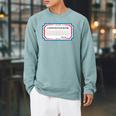Classic Composition Book Cover Teachers And Students Raglan Sleeve Sweatshirt Cardinal