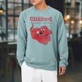 Clifford The Big Red Dog Clifford And Emily Book Cover Premium Tri-Blend Raglan Sleeve Sweatshirt Cardinal Clifford The Big Red Dog Clifford And Emily Book Cover Premium Tri-Blend Raglan Sleeve Sweatshirt Cardinal