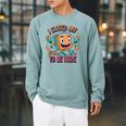 I Closed My Book To Be Here Funny Closed My Book To Be Here Raglan Sleeve Sweatshirt Cardinal