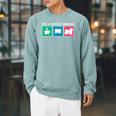 Coffee Books And Havanese Dog Men Women Kids Raglan Sleeve Sweatshirt Cardinal