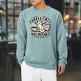 Coffee Cats And Book Reader Book Lovers Librarian Bookworm Raglan Sleeve Sweatshirt Cardinal