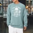 Coffee Skeleton I Like My Books Spicy And My Coffee ICY Raglan Sleeve Sweatshirt Cardinal Coffee Skeleton I Like My Books Spicy And My Coffee ICY Raglan Sleeve Sweatshirt Cardinal