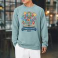 Color Our World Summer Reading 2025 Book Wildflowers Raglan Sleeve Sweatshirt Cardinal Color Our World Summer Reading 2025 Book Wildflowers Raglan Sleeve Sweatshirt Cardinal