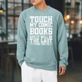 Comic Book Collecting Supplies Comics Collector Comic Books Raglan Sleeve Sweatshirt Cardinal