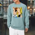 Comic Book Collection Comic Book Collector Raglan Sleeve Sweatshirt Cardinal