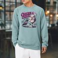 Cookie & Cream Ice Cream Butcher And Bird Book Lover Raglan Sleeve Sweatshirt Cardinal Cookie & Cream Ice Cream Butcher And Bird Book Lover Raglan Sleeve Sweatshirt Cardinal