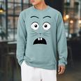 Creepy Carrots Halloween Book Character Costume Raglan Sleeve Sweatshirt Cardinal Creepy Carrots Halloween Book Character Costume Raglan Sleeve Sweatshirt Cardinal