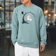 Cute Ghost Swinging Reading Book Halloween Ghost Costume Raglan Sleeve Sweatshirt Cardinal Cute Ghost Swinging Reading Book Halloween Ghost Costume Raglan Sleeve Sweatshirt Cardinal