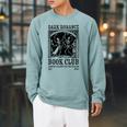 Dark Romance Book Club Always Falling For The Villain Raglan Sleeve Sweatshirt Cardinal Dark Romance Book Club Always Falling For The Villain Raglan Sleeve Sweatshirt Cardinal