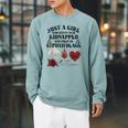 Dark Romance Smutt Book Merch Just A Good Girl STFUATTDLAGG Raglan Sleeve Sweatshirt Cardinal Dark Romance Smutt Book Merch Just A Good Girl STFUATTDLAGG Raglan Sleeve Sweatshirt Cardinal