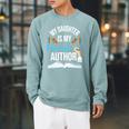 My Daughter Is My Favorite Author Book Writer Novelist Poet Raglan Sleeve Sweatshirt Cardinal My Daughter Is My Favorite Author Book Writer Novelist Poet Raglan Sleeve Sweatshirt Cardinal