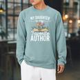 My Daughter Is My Favorite Author Support Book Writer Raglan Sleeve Sweatshirt Cardinal My Daughter Is My Favorite Author Support Book Writer Raglan Sleeve Sweatshirt Cardinal