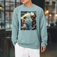 David And Goliath Bible Book Of Samuel King David Comic Raglan Sleeve Sweatshirt Cardinal David And Goliath Bible Book Of Samuel King David Comic Raglan Sleeve Sweatshirt Cardinal
