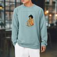 Disney The Jungle Book Mowgli Pocket Raglan Sleeve Sweatshirt Cardinal Disney The Jungle Book Mowgli Pocket Raglan Sleeve Sweatshirt Cardinal