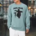 Disney The Jungle Book Papa Bear Raglan Sleeve Sweatshirt Cardinal