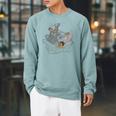 Disney The Jungle Book Tropical Group Poster Raglan Sleeve Sweatshirt Cardinal
