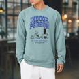 DOAWK Indoor Person Eat Sleep Game Repeat Book Series Raglan Sleeve Sweatshirt Cardinal DOAWK Indoor Person Eat Sleep Game Repeat Book Series Raglan Sleeve Sweatshirt Cardinal