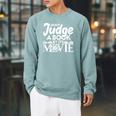 Don't Judge A Book By Its Movie Bookworm Book Lover Readers Raglan Sleeve Sweatshirt Cardinal Don't Judge A Book By Its Movie Bookworm Book Lover Readers Raglan Sleeve Sweatshirt Cardinal