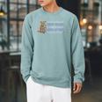 I Don't Want To Just Read Books Literature Reading Raglan Sleeve Sweatshirt Cardinal