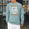 Dope Comic Book Writer African American Job Proud Raglan Sleeve Sweatshirt Cardinal