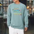 Dr Seuss Book Title Raglan Sleeve Sweatshirt Cardinal