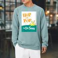 Dr Seuss Hop On Pop Book Cover Raglan Sleeve Sweatshirt Cardinal Dr Seuss Hop On Pop Book Cover Raglan Sleeve Sweatshirt Cardinal