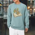 Dragon Bookworm Reading Fantasy Book Graphic Art Raglan Sleeve Sweatshirt Cardinal Dragon Bookworm Reading Fantasy Book Graphic Art Raglan Sleeve Sweatshirt Cardinal